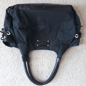 Kate Spade black nylon and leather bag